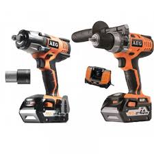 Aeg Powertools Pack Perceuse Visseuse A Percussion 18v Avec Boulonneuse Aeg Distriartisan