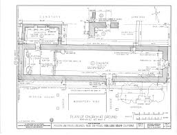 Mission San Miguel Arcangel A Floor Plan Of The Church Created By The Historical American Building Survey Project In The 1930 S Mission How To Plan San Miguel