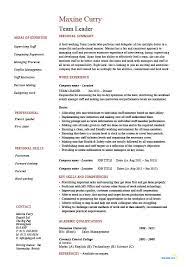 To write an effective team leader objective for resume is not rocket science. Team Leader Resume Supervisor Cv Example Template Sample Jobs Work