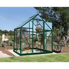Palram Harmony 6 Ft X 4 Ft Polycarbonate Greenhouse In Green 701635 The Home Depot In 2020 Polycarbonate Greenhouse Greenhouse Greenhouse Plans