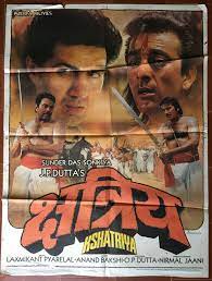 Kshatriya 1993 Sunny Deol Sanjay Dutt Bollywood Posters Bollywood Stars Movies