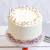 Vanilla Birthday Cake Decoration