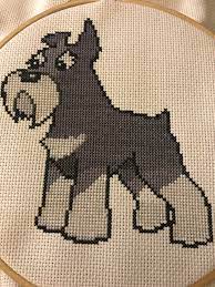 This is a very logical pattern, everyone's favorite vulcan giving his famous salute. Fo Schnauzer First Self Drafted Pattern Learned A Lot From My Mistakes Crossstitch