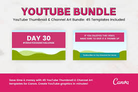 Youtube Template Bundle For Canva In 2020 Facebook Cover Template Media Kit Template Style Guide Template