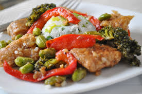 honey chicken and broccoli stir fry