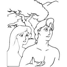 These adam and eve coloring sheets will be a fun activity for your kids to engage in because they will be able to relate to the biblical story which they may have heard in children's church on sundays. Top 25 Freeprintable Adam And Eve Coloring Pages Online