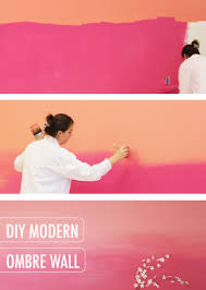 Komposisi warna rumah yang pas akan membuat rumahmu tampil cantik. How To Paint An Ombre Wall Dengan Gambar Warna Cat Warna Kantor Rumah