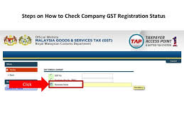 The company registration can be done through online via ezbiz online services at ezbiz.ssm.com.my or manually at any ssm counter in malaysia. Steps On Checking Gst Company Registration Number