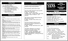 Nmap Cheat Sheet 1 0 Cheat Sheets Engineering Networking