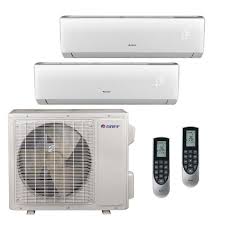 A system that won't break the bank: Gree Multi 21 Zone 26000 Btu Ductless Mini Split Air Conditioner With Heat Inverter Remote 230 Volt Multi24hp202 The Home Depot