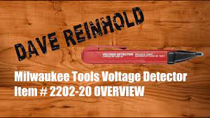 Product features & specs : Milwaukee Voltage Detector 2202 20 Youtube