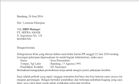 Direktur menerangkan berikut ini contoh surat keterangan kerja word dalam bahasa inggris yang dapat anda pergunakan. Siap Edit Contoh Surat Lamaran Kerja Umum Format Doc Word Ruangan Baca