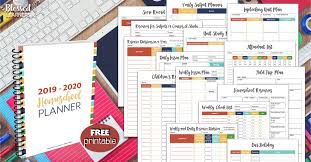 We are counting down the days till summer vacation over here, and it can't come quick enough! Free Homeschool Planner 2019 2020 Blessed Learners