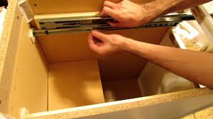 How To Replace Drawer Slides Youtube Kitchen Cabinet Drawers Cabinet Drawers Drawers