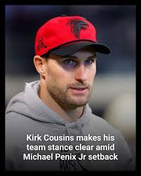 Atlanta Falcons quarterback Kirk Cousins is embracing a team-first approach  while serving as a backup to second-year signal-caller Michael Penix Jr.  via Mirror US