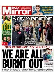 Its sunday sister paper is the sunday mirror. The Mirror On Twitter Tomorrow S Front Page Https T Co Mlkmxd5idw Tomorrowspaperstoday