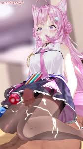 Hololive Hakui Koyori Ahoge 3d - Lewd.ninja