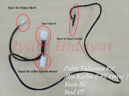 Kabel kuning dengan strip merah untuk menstabilkan arus ke pengapian. Best Product Kabel Fullwave Mio Fino Nouvo Mio J Gt Gt 125 Nvl Jupiter Mx 135 Z Z1 Fi X Ride 115 Shopee Indonesia