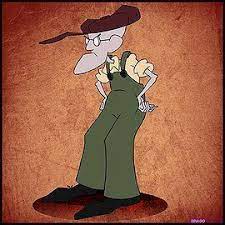 It is an artificial intelligence and has had a large number of appearances, varying from a faithful ally to the main antagonist. Name The Courage The Cowardly Dog Character Drawings Guided Drawing Classic Cartoon Characters
