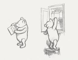 One of the most famous images of winnie the pooh has sold for £314,500 at auction, three times its estimate. Original Winnie The Pooh Drawings Winnie The Pooh Drawing Winnie The Pooh Tattoos Pooh