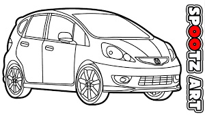 Cara menggambar mobil crane | belajar mewarnai gambar mobil | website memberikan informasi yang berhubungan dengan seni. Tips Dan Berita Cara Menggambar Mobil Honda Jazz Cara Mudah Bulan Juli 2020 Jazz Indonesia