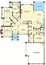 Complete with dimensions and notes of all elements. 4 Bed Rambler With Vaulted Great Room 2374jd Architectural Designs House Plans