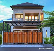 Alibaba.com menawarkan 1991 produk balkon rumah lantai 2. Desain Dan Denah Rumah Lantai 2 Dengan Luas Lahan 8 X 18 M Konsep Modern Yang Elegan Homeshabby Com Design Home Plans Home Decorating And Interior Design