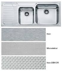 Evier 2 Cuves Galassia Gax621 1160 X 500 Avec Egouttoir A Gauche Inox Franke Ref 022610
