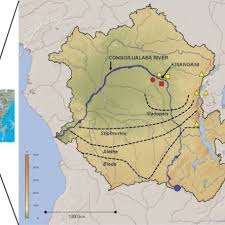 The congo river is the largest river in western central africa and the most powerful on the continent. The Congo River Basin With Major Tributaries The Blue Circle Download Scientific Diagram