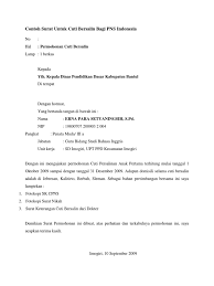 Contoh Surat Mohon Cuti Bersalin Letter 7saudara Com