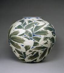 Itaya Hazan Vase With Low Relief Decoration Of Bamboo Leaves Ca 1915 Artsy Shop with confidence on ebay! itaya hazan vase with low relief