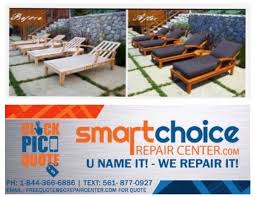 We Repair And Refinish All Types Of Patio Furniture Wood Metal Plastic Wicker Resin From Powder Coating New Outdoor Furniture Sets Patio Furniture Patio