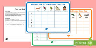 find and sink /sl/ initial sound game