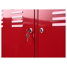 Episode des contes de la rue broca : Ikea Ps Armoire Metallique Rouge 119x63 Cm Ikea