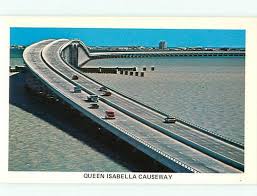 15, 2001, collapse of the only bridge to south padre island, able to escape after their vehicles flew into a yawning gap that opened on the bridge when barges. Queen Isabella Causeway Bridge Port Isabel South Padre Island Tx Postcard 6087 United States Texas Other Postcard Hippostcard
