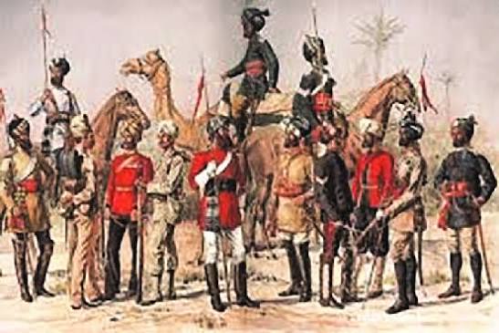 1878 -British East India company soldiers -photo by Hulton archive on... | Download Scientific Diagram
