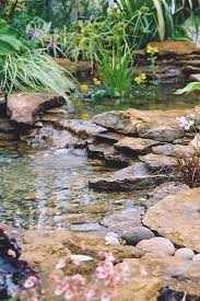 This Pond Is More Like A Stream Such A Beautiful Use Of Water And Plants Water Features In The Garden Waterfalls Backyard Outdoor Water Features