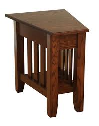 Mission Wedge End Table Wedge End Table End Tables Triangle End Table