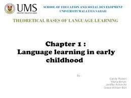Chapter 1 Language Learning In Early Childhood (2010) language development in early childhood education (3rd. language learning in early childhood