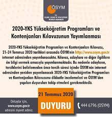 Maybe you would like to learn more about one of these? Son Dakika Haberi Yks Tercih Kilavuzu Yayinlandi Osym 2020 Tercih Kilavuzu Ver Tarihleri Yayinladi Egitim Haberleri