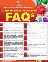 Covid-19 Social Assistance Faqs | Ministry Of Health