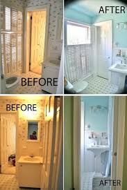 This article showcases a before and after version of a small bathroom makeover that was done without professional help, and it points you to the full tutorials that will help you accomplish the same result. 37 Small Bathroom Makeovers Before And After Pics Home Magez Small Bathroom Remodel Small Bathroom Renovations Modern Master Bathroom Remodel