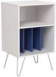 The stand dimensions are 31.8 h x 39.7 w x 18 d and 72 pounds weight. Novogratz Concord Turntable Stand White Blue Pricepulse