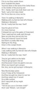 Marc Cohn Walking In Memphis Part I Me Me Me Song Songs Lyrics