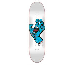 Santa Cruz Screaming Hand Blue White 8 0 Complete Skateboard 8.6 screaming hand with brian o'dwyer product challenge | santa cruz skateboards. santa cruz screaming hand blue white 8 0 skateboard deck