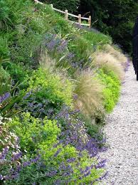 Garden Designs Ideas 2018 Garden Design By Cornwall Designer Based In Falmouth Tennis Court Landscap Hillside Landscaping Sloped Garden Landscaping A Slope