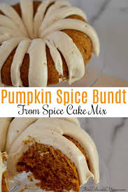 Pumpkin Spice Bundt Cake From Mix Video This Delicious House Recipe Pumpkin Bundt Cake Pumpkin Bundt Cake Recipes Spice Cake Recipes