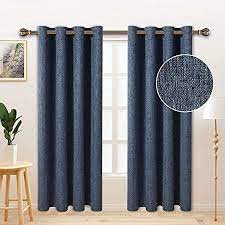 Lordtex Burlap Linen Look Textured Blackout Curtains For Bedroom With Thermal Insulated Liner H In 2021 Curtains Pottery Barn Kids Blackout Curtains Curtains Bedroom
