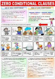 Maybe you would like to learn more about one of these? Zero Conditional Clauses Esl Worksheet By Katiana