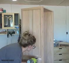 You can build this with or without the door for a beautiful linen cabinet, display case, or simple bookshelf. Diy Linen Cabinet With Glass Door Plans And Tutorial